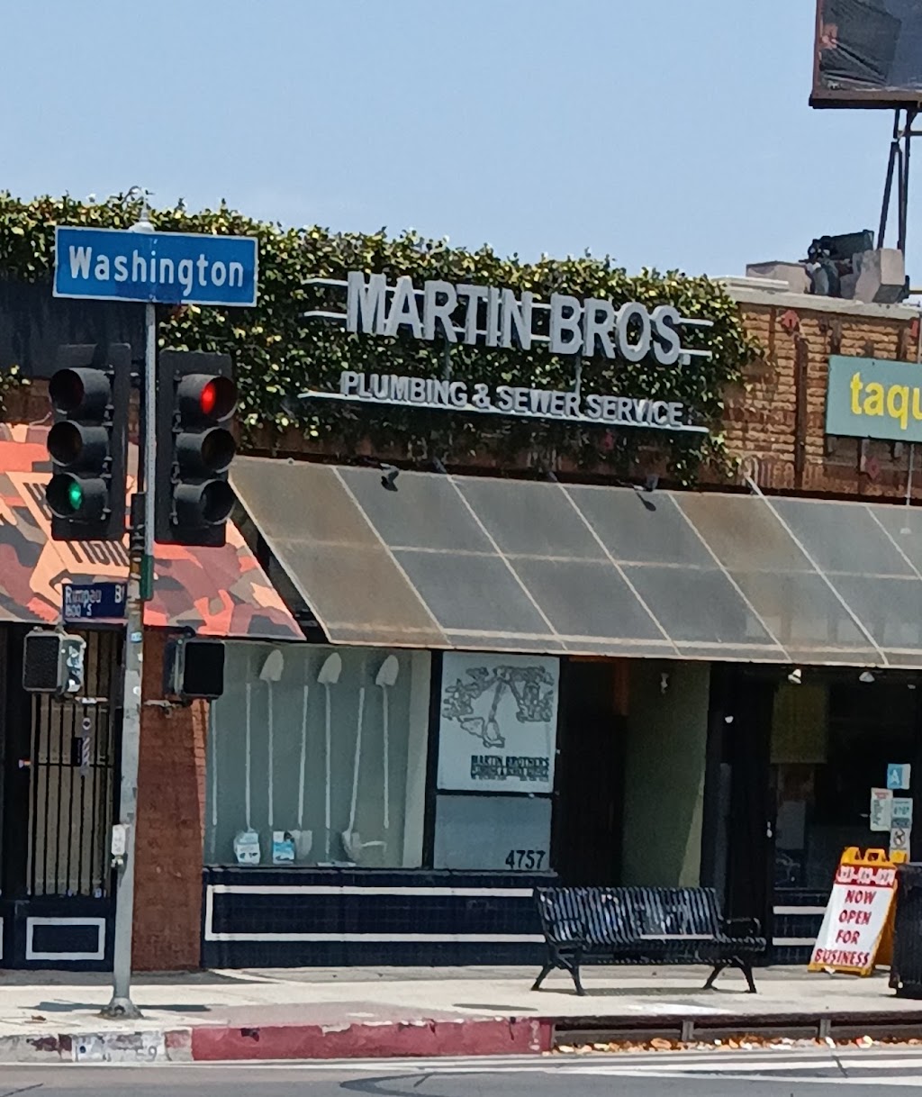 Martin Brothers Plumbing & Sewer | 4757 W Washington Blvd, Los Angeles, CA 90016, USA | Phone: (323) 936-1164