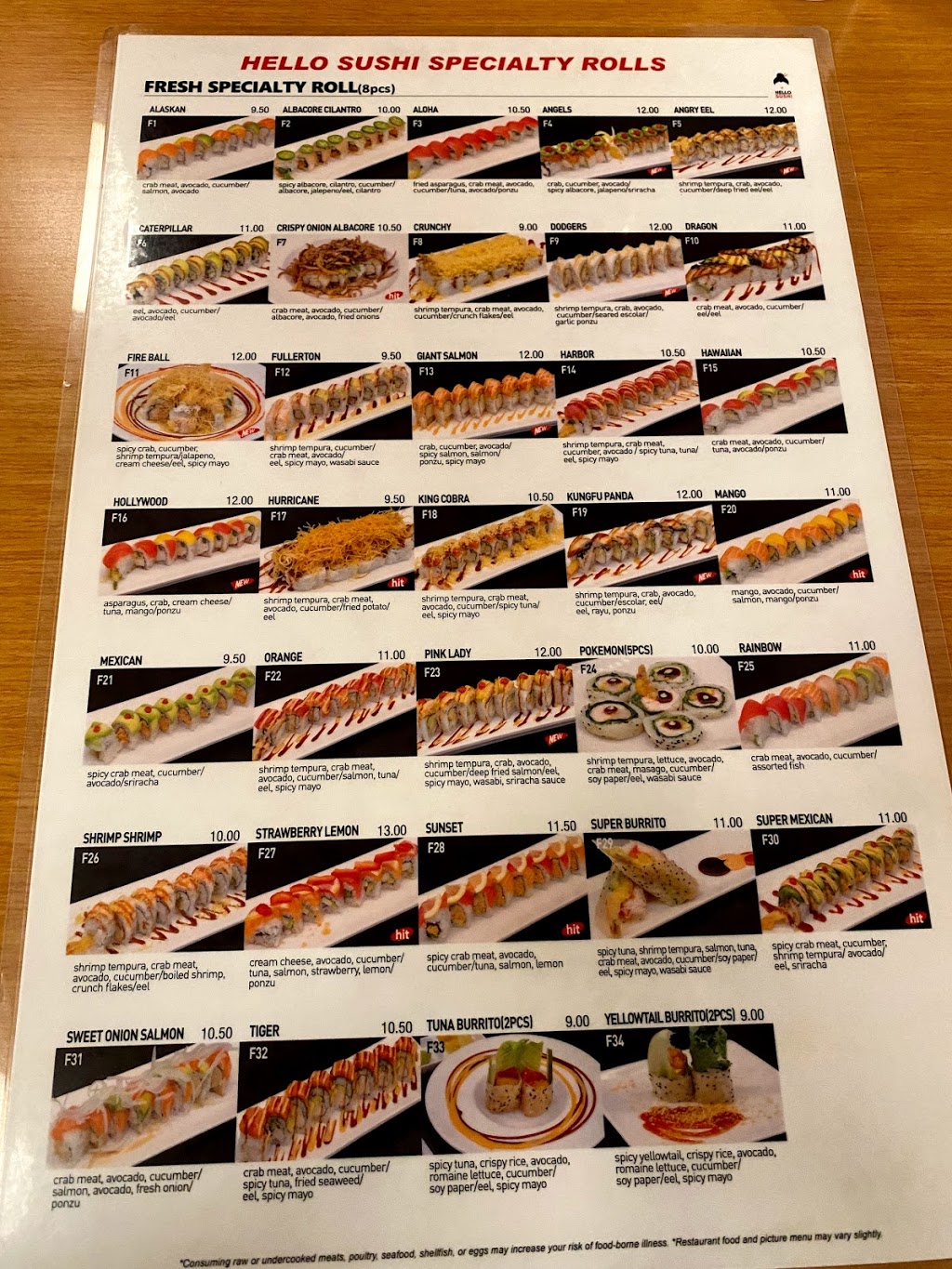 Hello Sushi | 1301 S Harbor Blvd, Fullerton, CA 92832, USA | Phone: (714) 738-6946