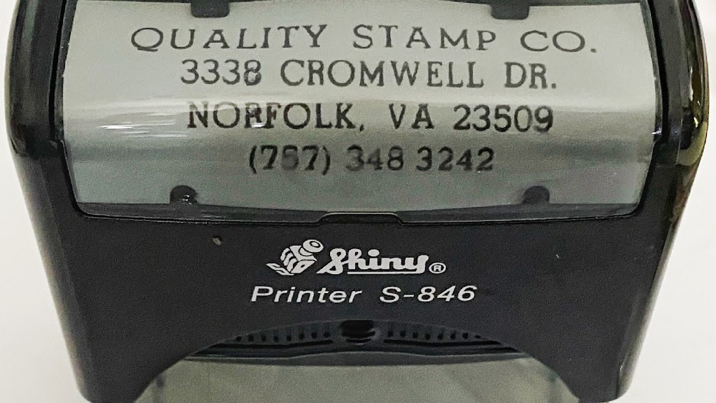 Quality Stamp Co | 3338 Cromwell Dr, Norfolk, VA 23509, USA | Phone: (757) 348-3242