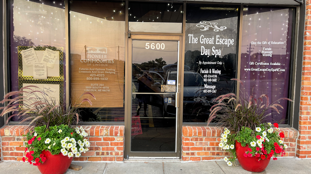 Great Escape Day Spa | 5600 S 48th St Suite 201, Lincoln, NE 68516, USA | Phone: (402) 499-1367