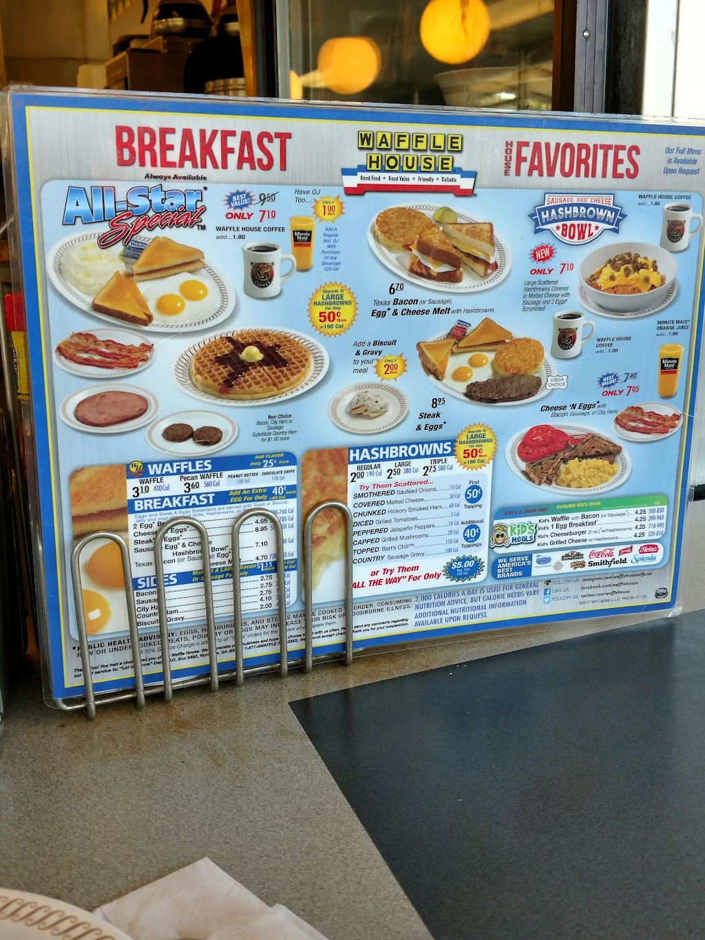 Waffle House | 101 Springville Station, Springville, AL 35146, USA | Phone: (205) 467-0949