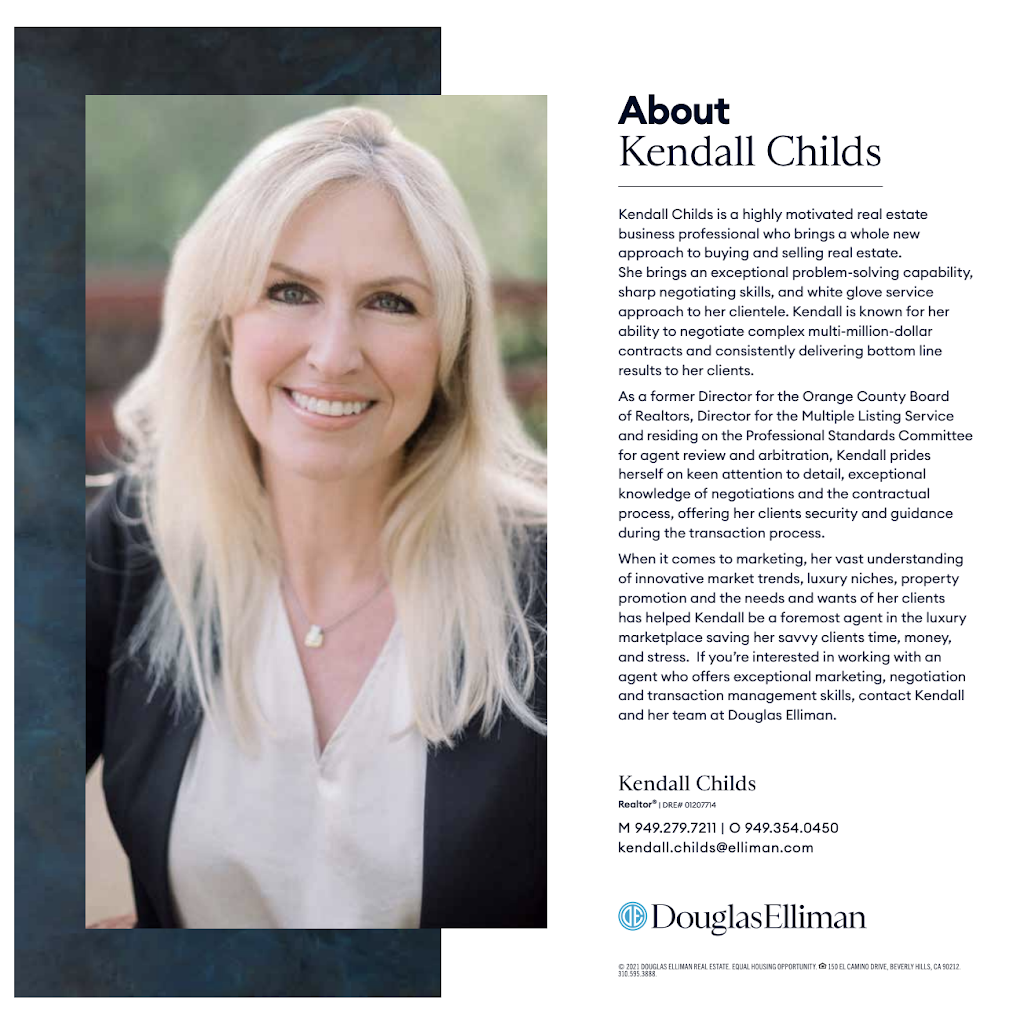 Kendall Childs Group | 28202 Cabot Rd #510, Laguna Niguel, CA 92677, USA | Phone: (949) 279-7211