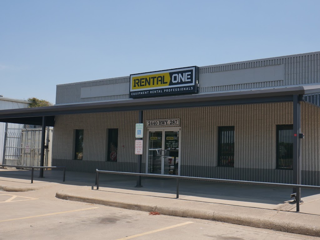 Rental One - Mansfield | 2440 U.S. 287 Frontage Rd, Mansfield, TX 76063, USA | Phone: (817) 473-2420