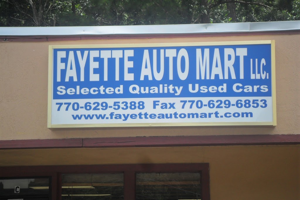 fayette auto mart | 2970 Hwy 138 SW, Fayetteville, GA 30214, USA | Phone: (770) 629-5388