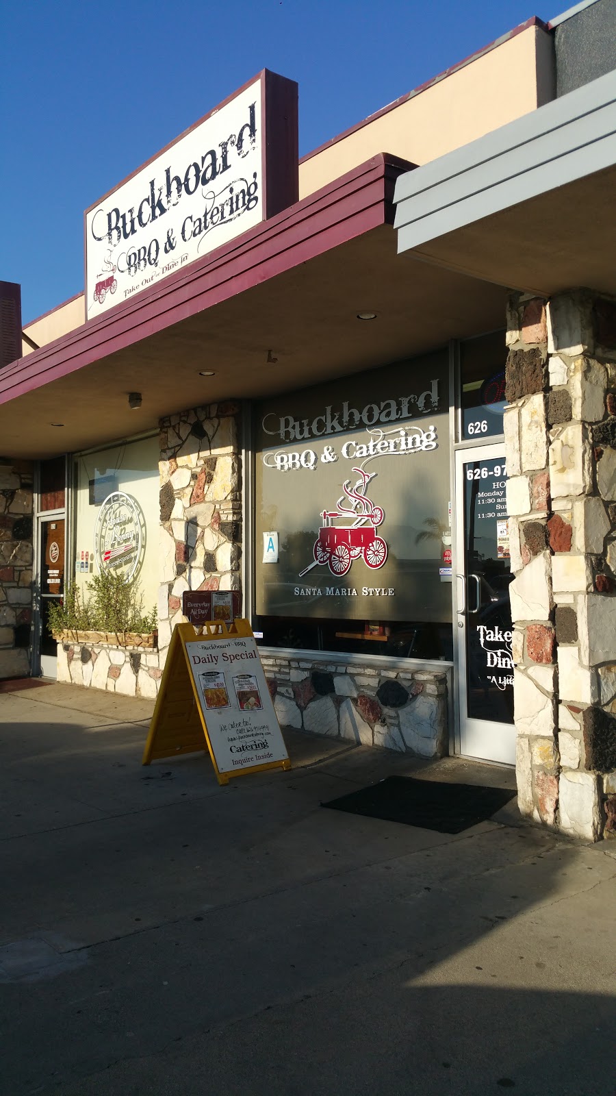 Buckboard BBQ & Catering | 461 S Citrus Ave, Covina, CA 91723, USA | Phone: (626) 974-9991