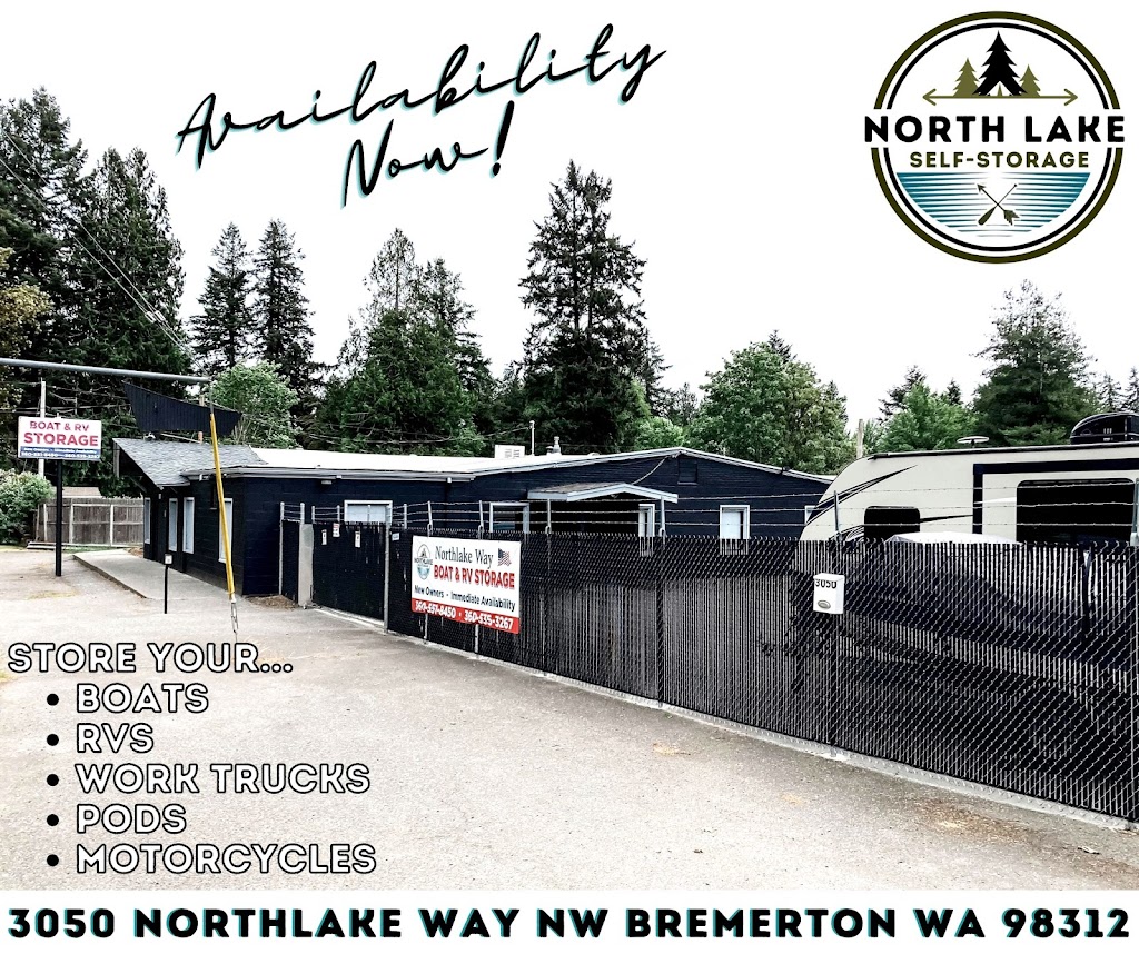 Northlake Self-Storage | 3050 Northlake Way NW, Bremerton, WA 98312 | Phone: (360) 551-8450