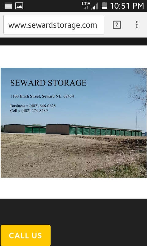 Seward Storage | 1100 Birch Rd, Seward, NE 68434, USA | Phone: (402) 646-0628