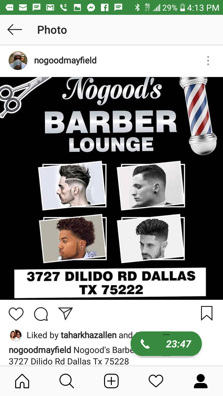 Nogoods Barbershop Lounge | 3727 Dilido Rd, Dallas, TX 75228, USA | Phone: (214) 258-3543