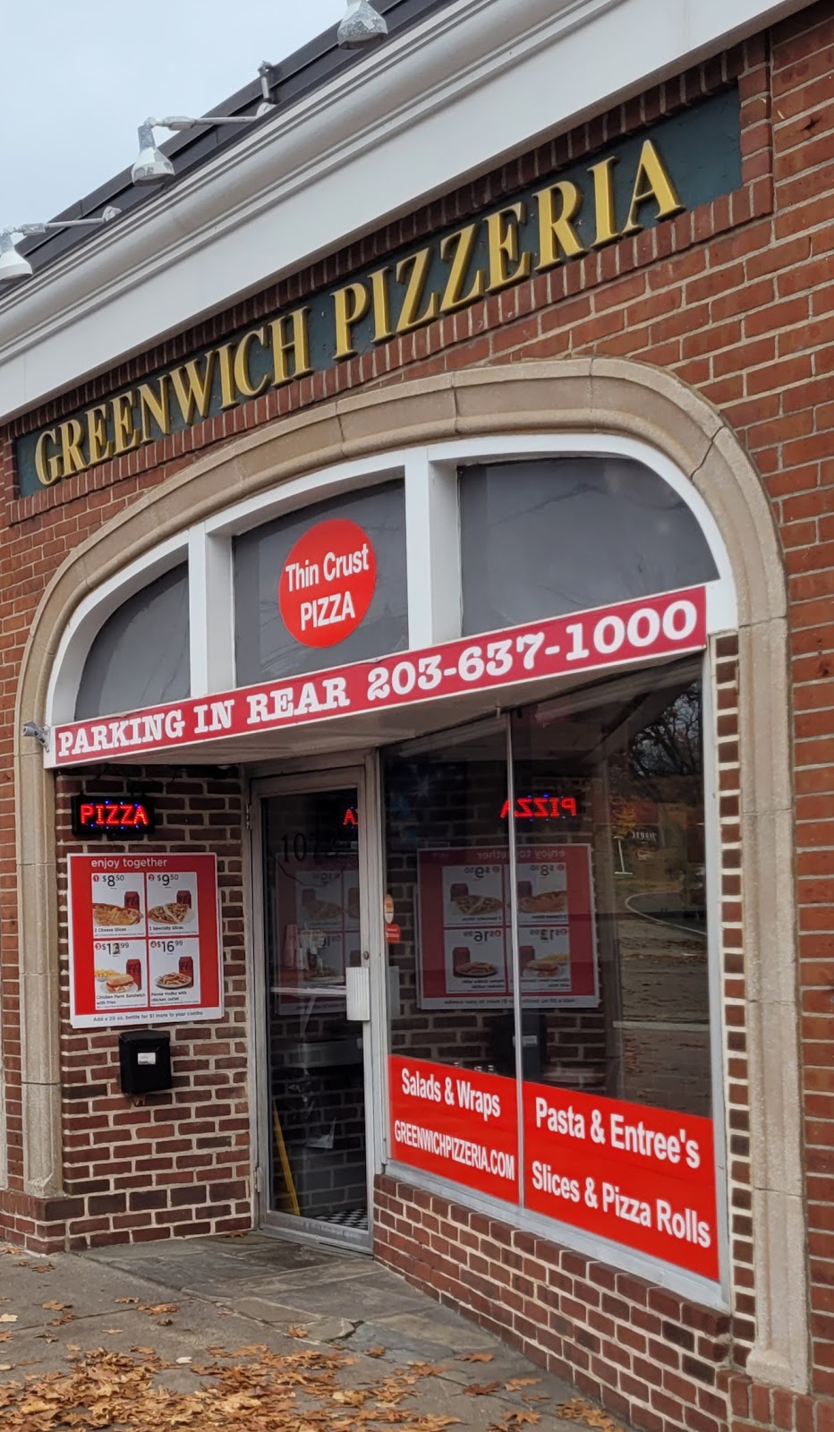 Greenwich Pizzeria | 1072 E Putnam Ave, Riverside, CT 06878, USA | Phone: (203) 637-1000