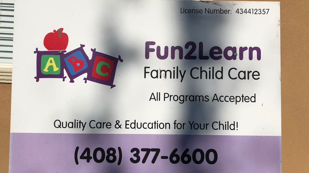 Fun 2 Learn Daycare | 4634 Capitola Ave, San Jose, CA 95111 | Phone: (408) 660-6272