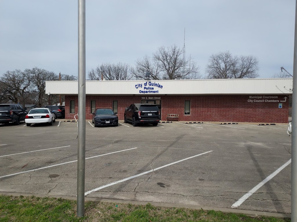 Quinlan Police Department | 104 E Main St, Quinlan, TX 75474, USA | Phone: (903) 356-2500