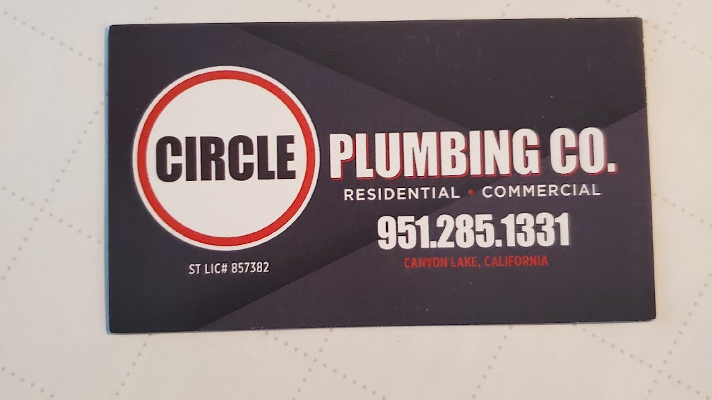 Circle Plumbing Co. | 23066 Blue Bird Dr, Canyon Lake, CA 92587, USA | Phone: (951) 285-1331