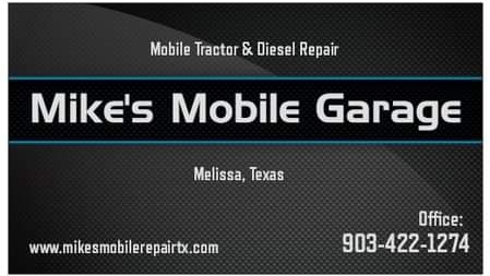 Mikes Mobile Garage | 2109 Auburndale Ave, Melissa, TX 75454, USA | Phone: (903) 422-1274