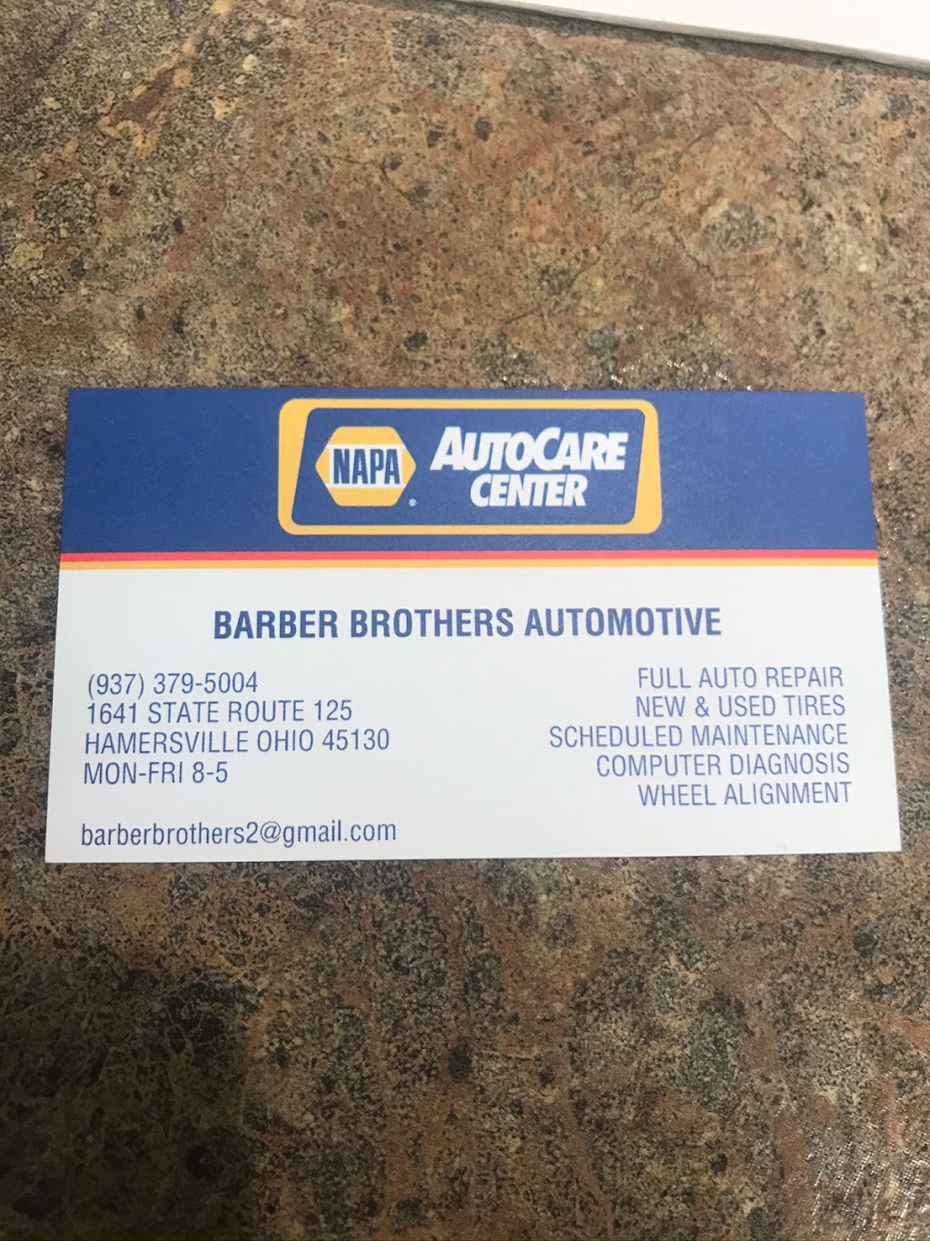 barber brothers automotive | 1641 OH-125, Hamersville, OH 45130, USA | Phone: (937) 379-5004