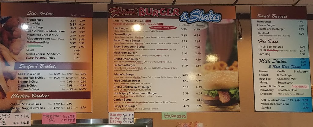 Flame Burger | 3302 Auburn Way S, Auburn, WA 98092, USA | Phone: (253) 397-4349