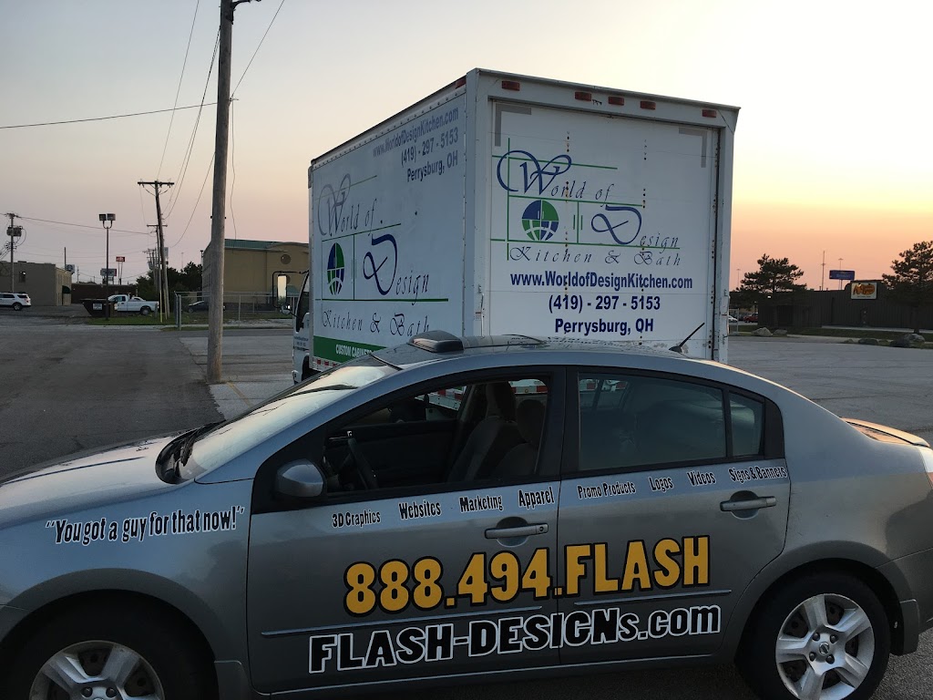 Flash Designs | 2248 Tedrow Rd, Toledo, OH 43614, USA | Phone: (888) 494-3527