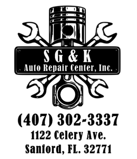 S G & K Auto Repair Center, Inc. | 1122 Celery Ave, Sanford, FL 32771, USA | Phone: (407) 302-3337