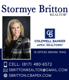 Stormye Britton, Realtor with Coldwell Banker Apex Mansfield | 1205 E Debbie Ln, Mansfield, TX 76063 | Phone: (817) 480-6572
