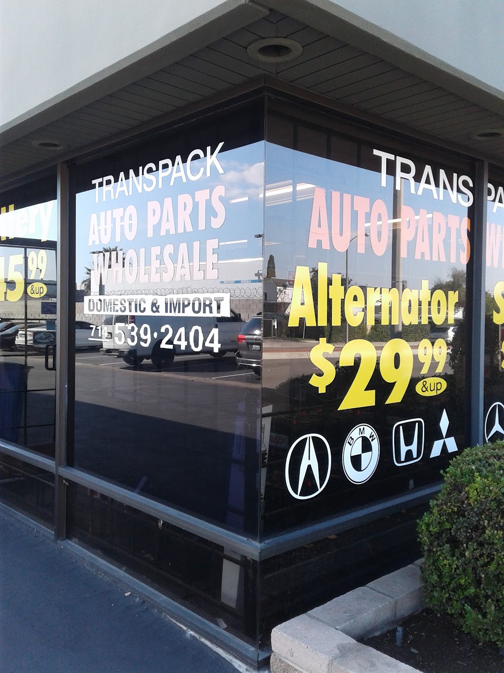 Transpack Auto Parts | 11362 Westminster Ave B, Garden Grove, CA 92843, USA | Phone: (714) 539-2404