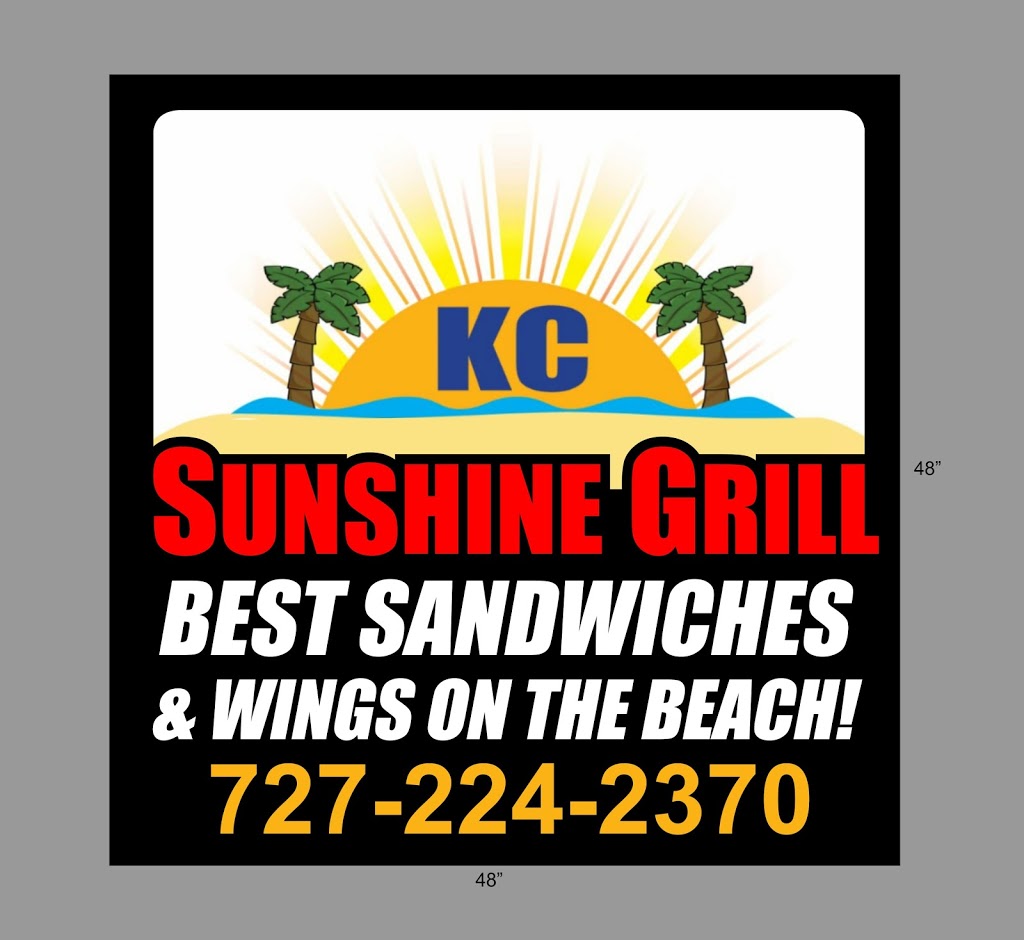KC Sunshine Grill | 91 171st Ave, North Redington Beach, FL 33708, USA | Phone: (727) 224-2370