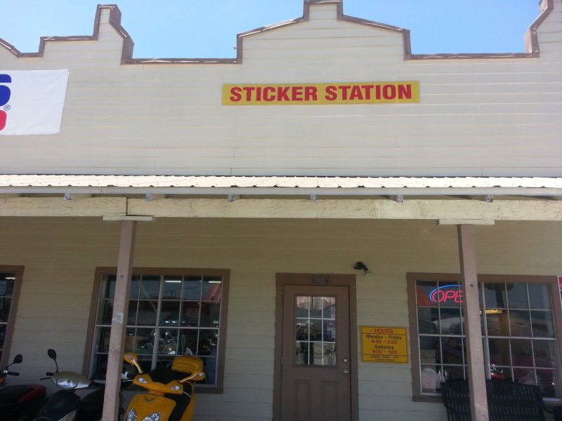 Sticker Station | 103 Weatherford St, San Marcos, TX 78666 | Phone: (512) 392-8996