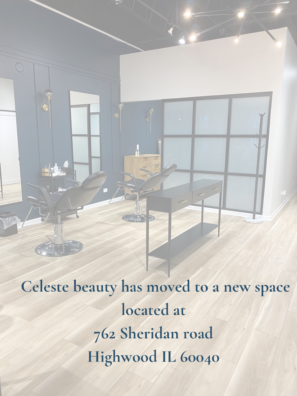 Celeste Beauty MOVED TO 762 Sheridan Road | 762 Sheridan Rd, Highwood, IL 60040, USA | Phone: (847) 232-7411