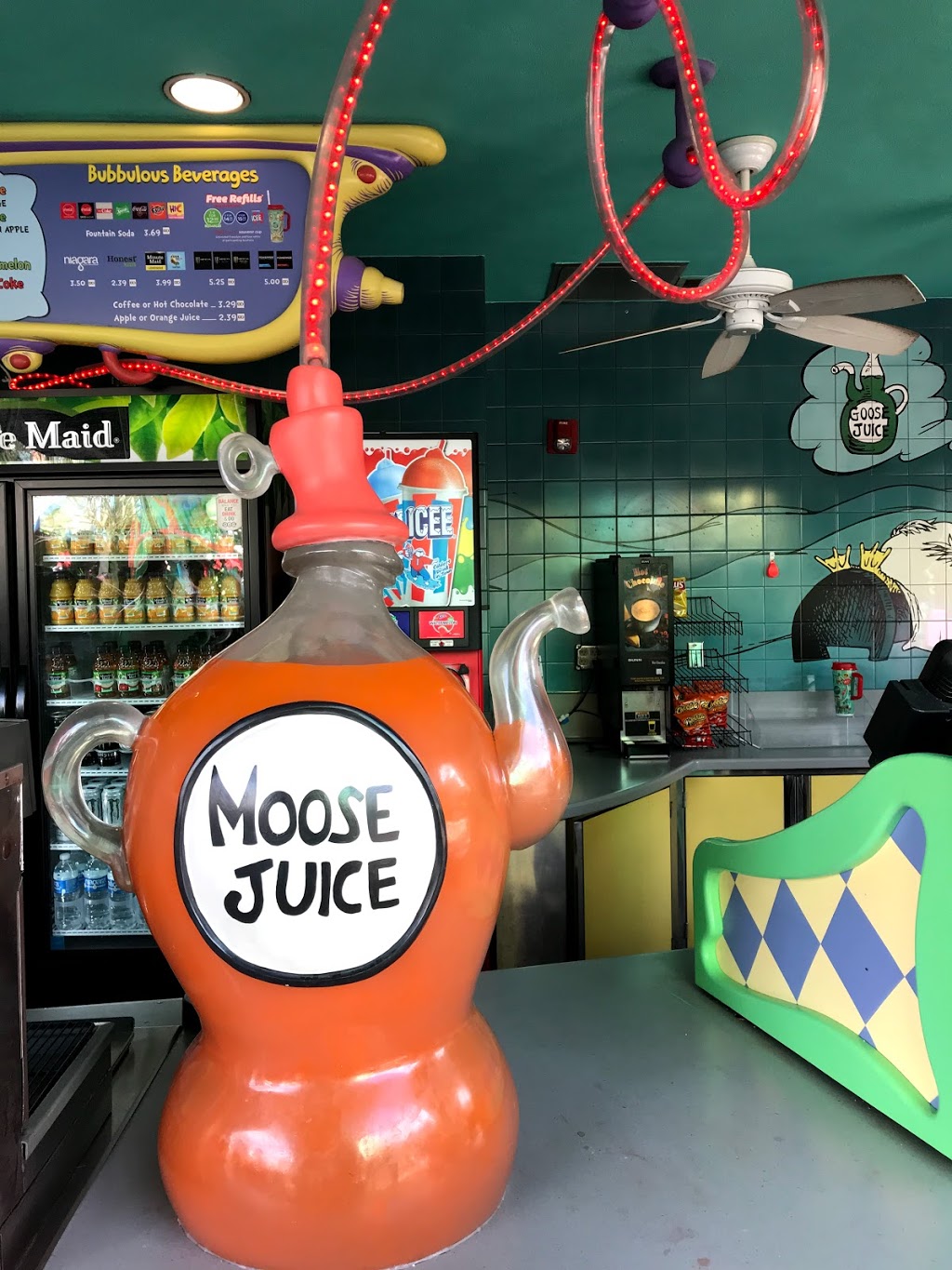 Moose Juice, Goose Juice | 6000 Universal Blvd, Orlando, FL 32819, USA | Phone: (407) 363-8000