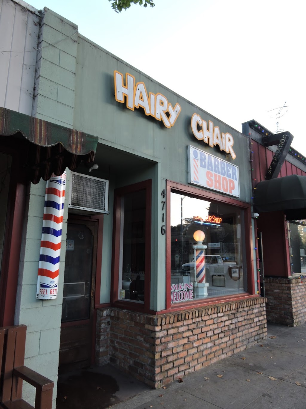 The Hairy Chair Barbers | 4716 Soquel Dr, Soquel, CA 95073, USA | Phone: (831) 475-3399