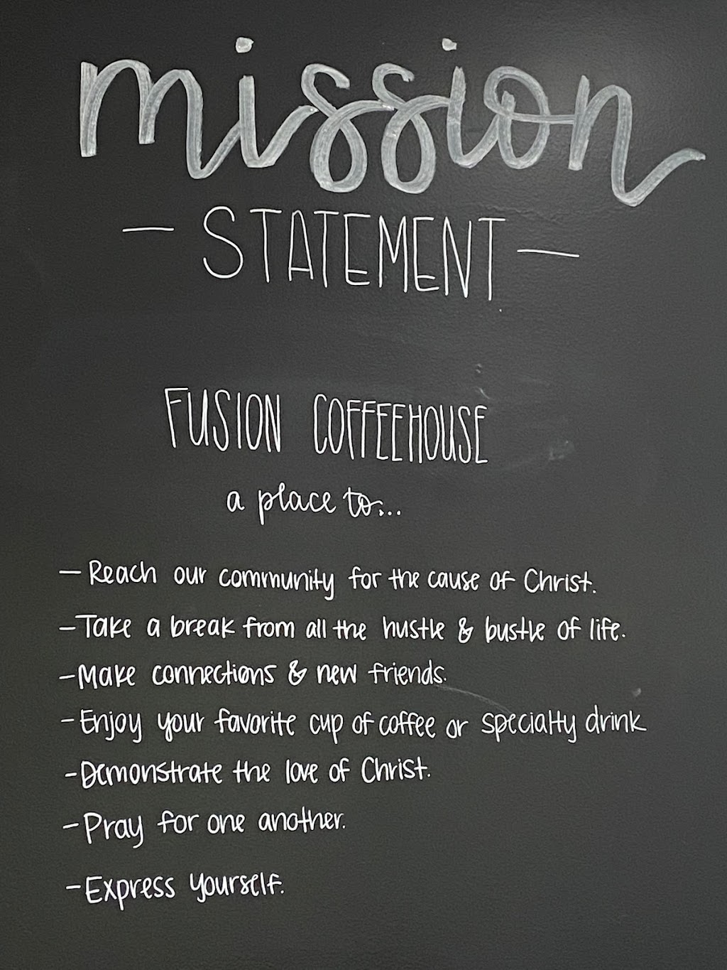 Fusion Coffee House | 2138 N Temple Ave Bldg 2, Starke, FL 32091, USA | Phone: (904) 368-9191