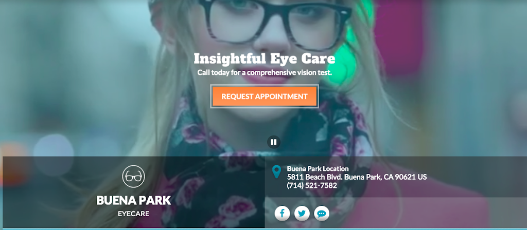 Buena Park Eyecare | 5811 Beach Blvd, Buena Park, CA 90621, USA | Phone: (714) 521-7582