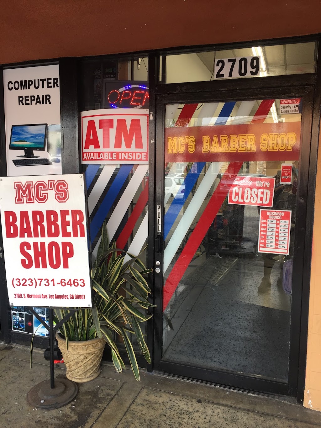 Mc Barber Shop | 2709 Vermont Ave, Los Angeles, CA 90007, USA | Phone: (323) 731-6463