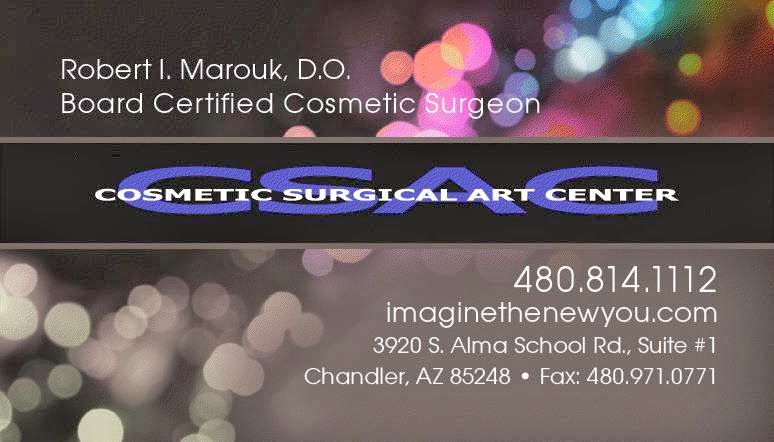 Dr. Marouk at the Cosmetic Surgical Art Center | 3920 S Alma School Rd #1, Chandler, AZ 85248 | Phone: (480) 814-1112