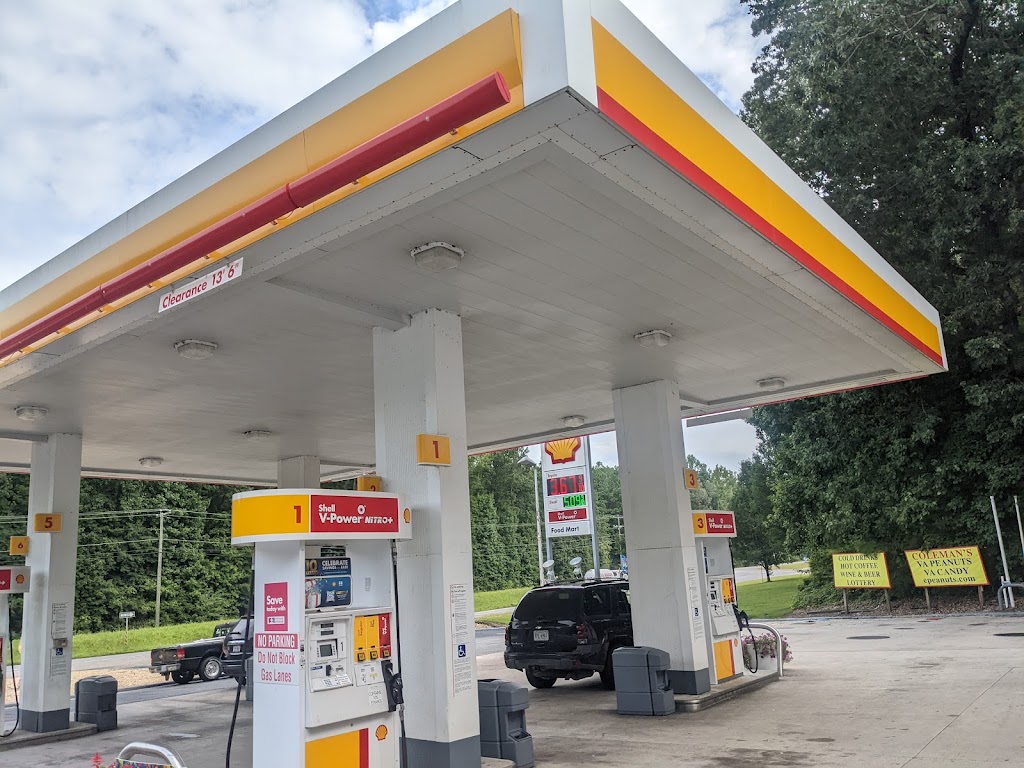 Shell | Interstate 95, S Crater Rd, Carson, VA 23830, USA | Phone: (434) 246-9278