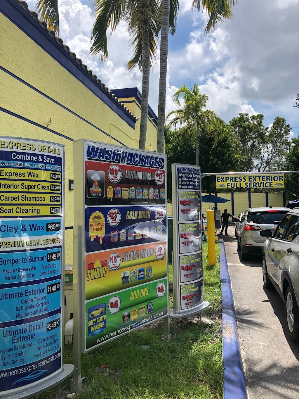 Nemos Express Car Wash | 2651 N University Dr, Sunrise, FL 33322, USA | Phone: (954) 741-5116