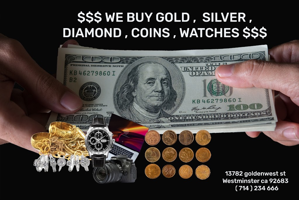 CASH FOR GOLD SILVER AND GIFT CARDS . | 13782 Goldenwest St, Westminster, CA 92683, USA | Phone: (714) 234-6666