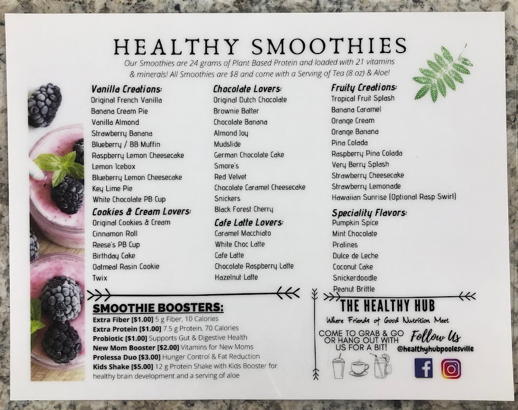 The Healthy Hub | 19961 Fisher Ave, Poolesville, MD 20837, USA | Phone: (240) 489-3481