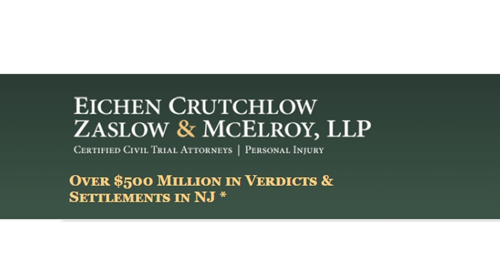 Eichen Crutchlow Zaslow, LLP | 63 Riverside Ave, Red Bank, NJ 07701, USA | Phone: (732) 627-4707