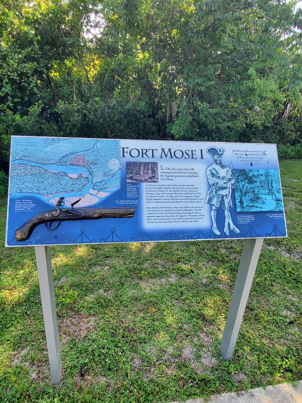 Fort Mose Historic State Park | 15 Fort Mose Trail, St. Augustine, FL 32084, USA | Phone: (904) 823-2232