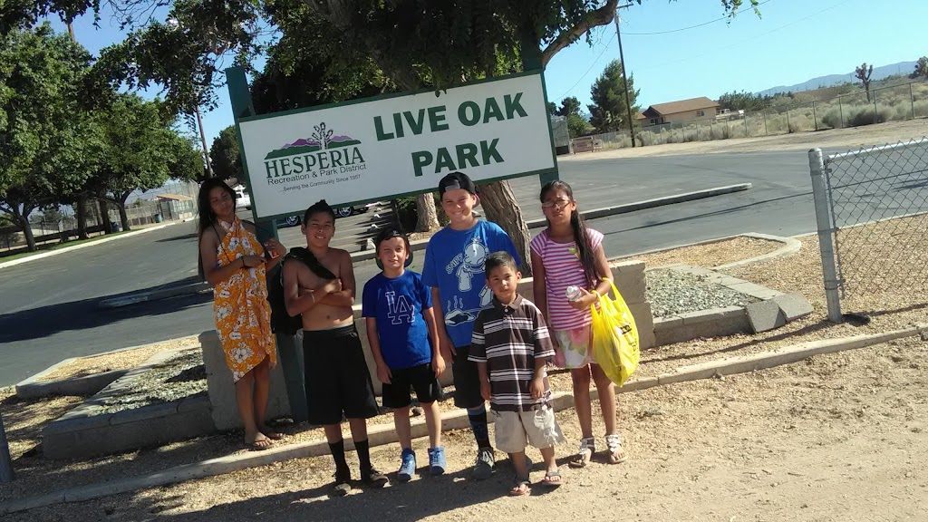 Live Oak Park | 17427 Live Oak St, Hesperia, CA 92345, USA | Phone: (760) 244-5488