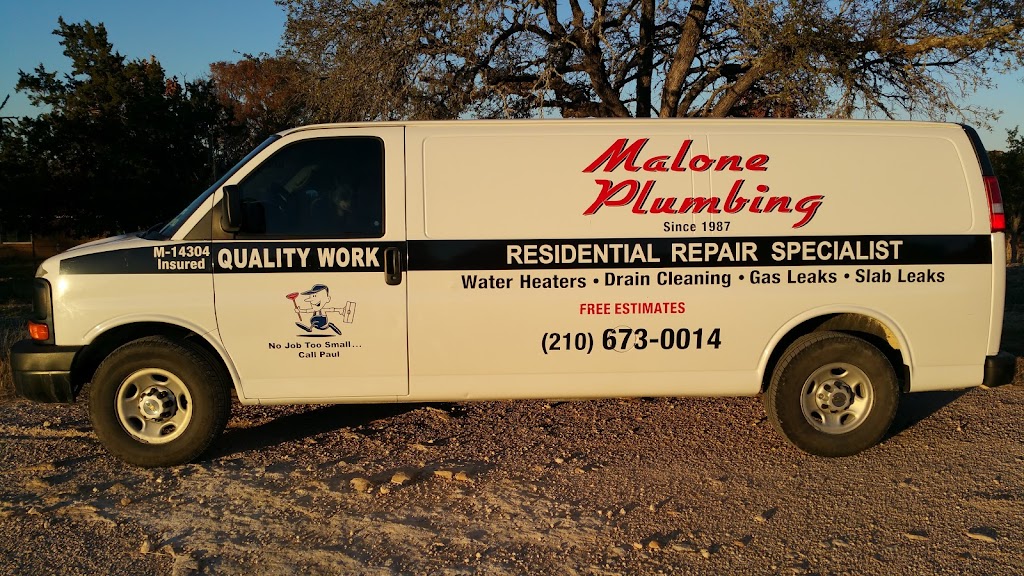 Malone Plumbing | 394 Armadillo Trail Dr E, Comfort, TX 78013, USA | Phone: (210) 673-0014