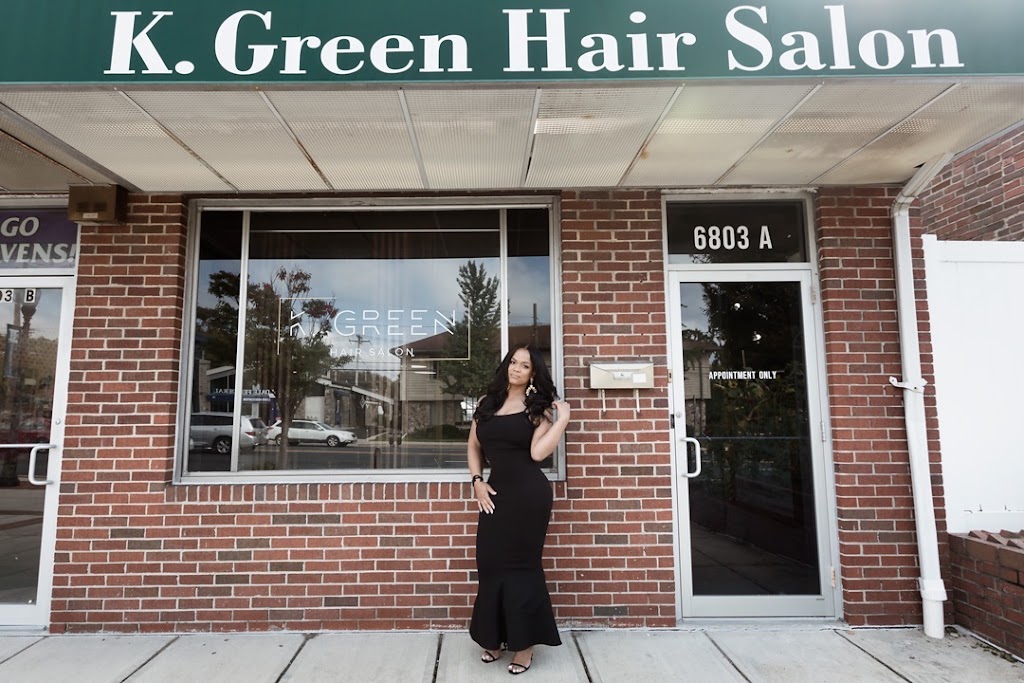 K. Green Hair Salon | 6803 York Rd # A, Baltimore, MD 21212, USA | Phone: (443) 841-7241
