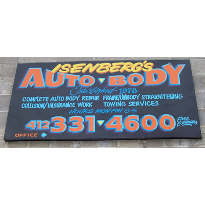 Isenbergs Auto Body | 423 Broadway Ave, McKees Rocks, PA 15136, USA | Phone: (412) 331-4600