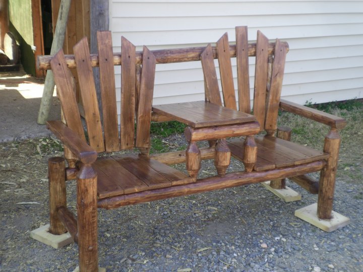 Backyard Log Furniture | 123 Mt Holly Rd, Mt Holly, NC 28120, USA | Phone: (704) 288-6179