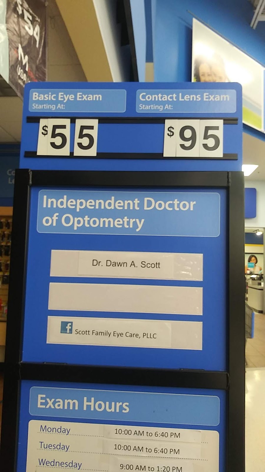 Scott Family Eye Care | 100 Walmart Dr, North Versailles, PA 15137, USA | Phone: (412) 816-2272