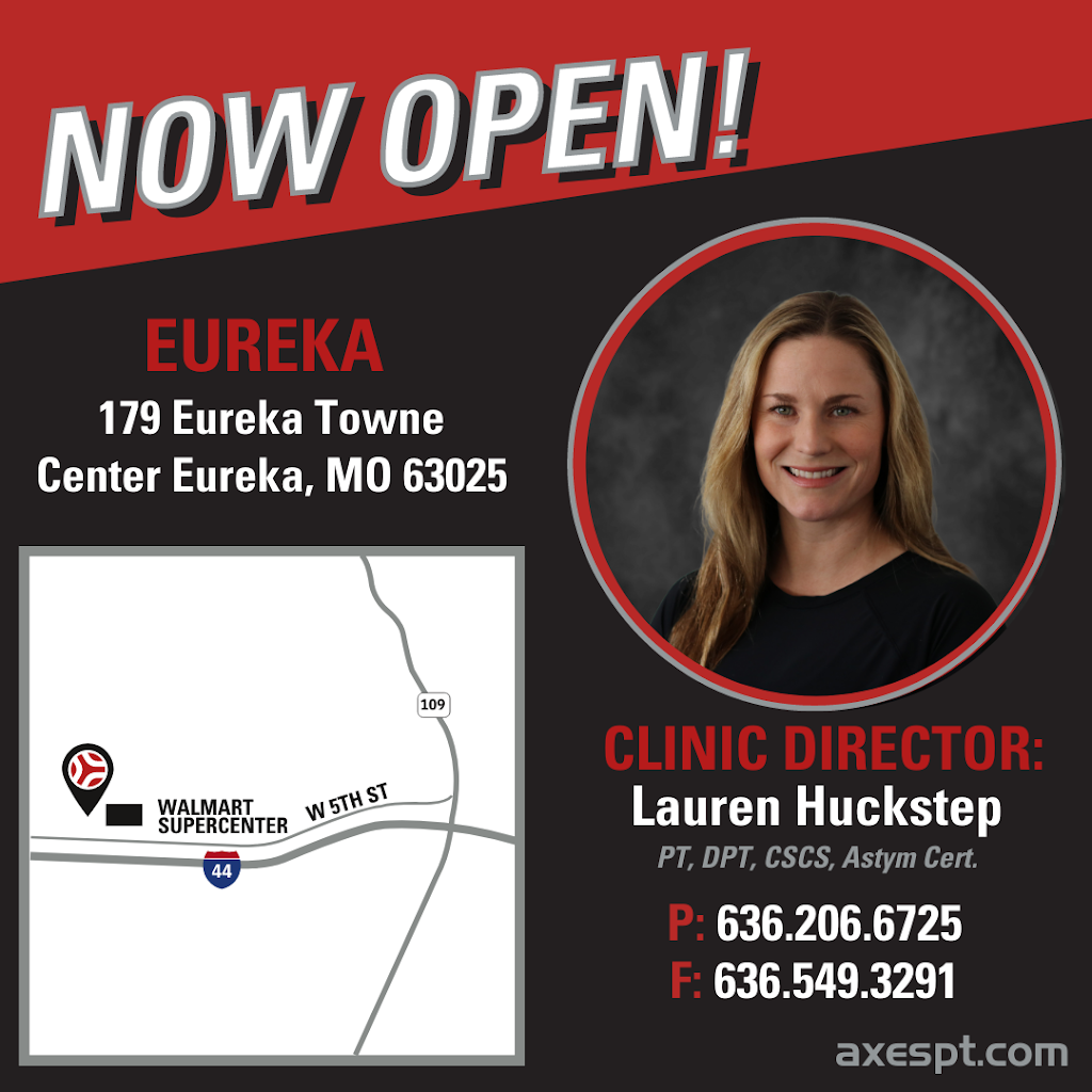 Axes Physical Therapy - Eureka | 179 Eureka Towne Center Dr, Eureka, MO 63025, USA | Phone: (636) 206-6725