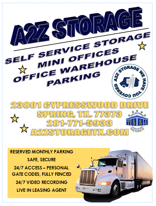 A2z Business Park | 23737 Cypresswood Dr, Spring, TX 77373, USA | Phone: (281) 771-5933