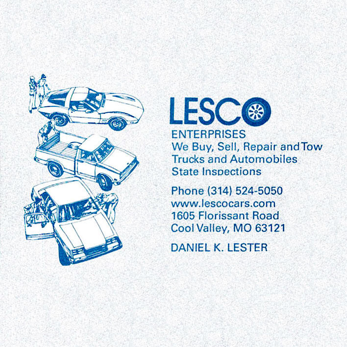 Lesco Enterprises Inc | Photo 3 of 3 | Address: 1605 S Florissant Rd, Cool Valley, MO 63121, USA | Phone: (314) 524-5050