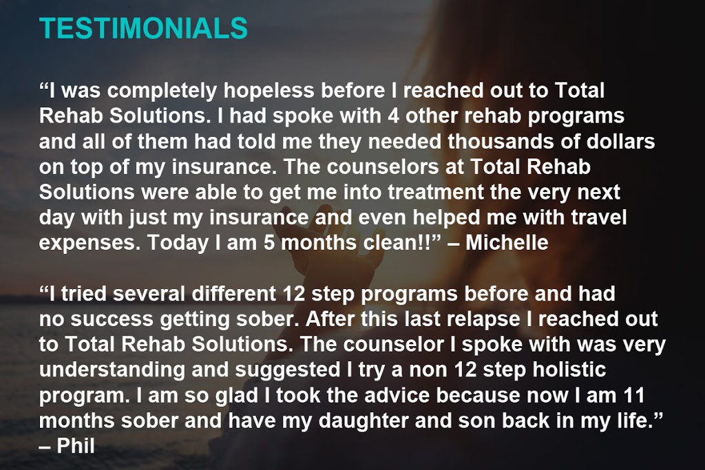 Total Rehab Solutions, LLC | 940 Calle Negocio 105 B, San Clemente, CA 92673, USA | Phone: (888) 507-1355