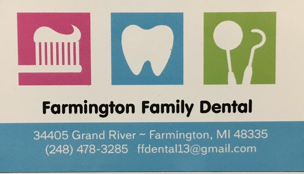 Farmington Family Dental - Dr. Ahmad Deebajah, DDS | 34405 Grand River Ave, Farmington, MI 48335 | Phone: (248) 478-3285