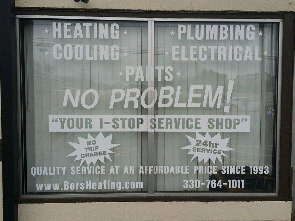 BERS Heating & Cooling | 1988 Pearl Rd, Brunswick, OH 44212, USA | Phone: (330) 764-1011